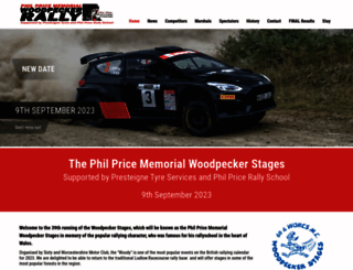 woodpecker-rally.co.uk screenshot
