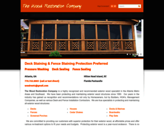 woodrestorationcompany.com screenshot