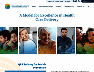 woodriverhealthservices.org screenshot