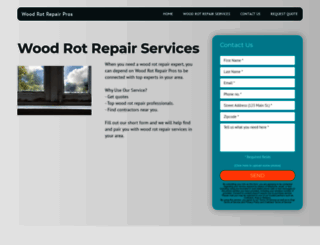 woodrotrepairpros.com screenshot