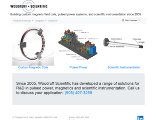 woodruffscientific.com screenshot
