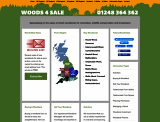 woods4sale.co.uk screenshot