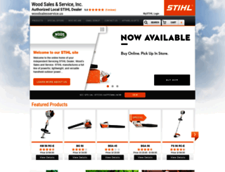 woodsalesservice.stihldealer.net screenshot
