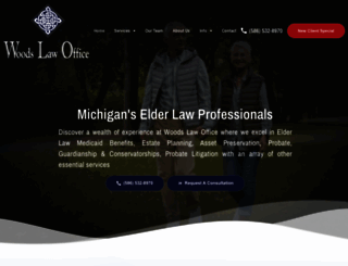 woodselderlaw.com screenshot