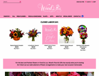 woodsfloral.com screenshot