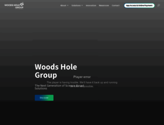 woodsholegroup.com screenshot