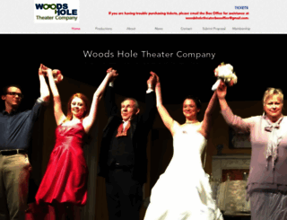 woodsholetheater.org screenshot