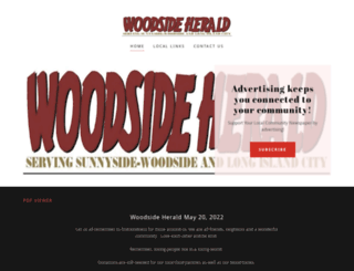 woodsideherald.com screenshot