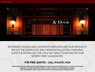 woodslockanddoor.com screenshot