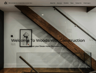 woodsmith.ca screenshot