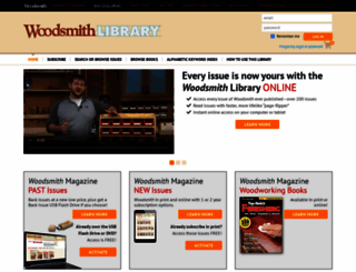 woodsmithlibrary.com screenshot