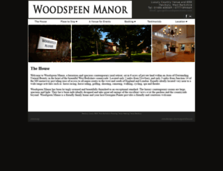 woodspeenmanor.com screenshot