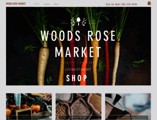 woodsrosemarket.com screenshot