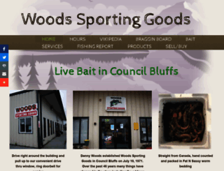 woodssportinggoods.com screenshot