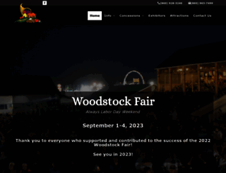 woodstockfair.com screenshot