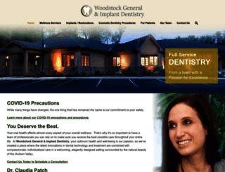 woodstockgeneraldentistry.com screenshot