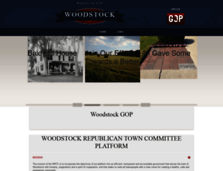 woodstockgop.com screenshot