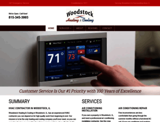 woodstockilhvacservices.com screenshot