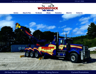 woodstocktire.com screenshot