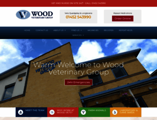 woodvets.co.uk screenshot