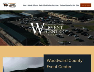 woodwardeventcenter.com screenshot