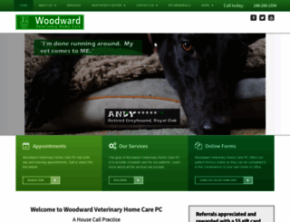 woodwardvet.com screenshot