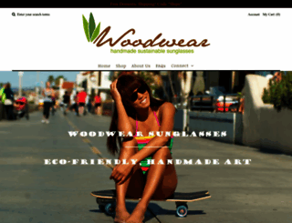 woodwearsunglasses.com screenshot
