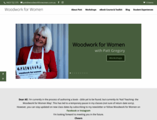 woodworkforwomen.com.au screenshot