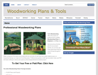 woodworkingplanspro.net screenshot