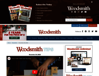 woodworkingtips.com screenshot