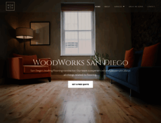 woodworksfineflooring.com screenshot