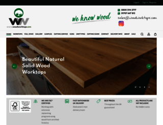 woodworktops.com screenshot