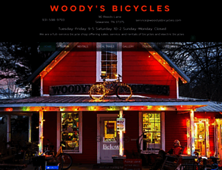 woodysbicycles.com screenshot