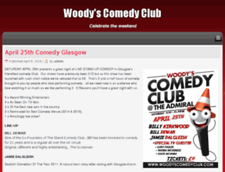 woodyscomedyclub.com screenshot