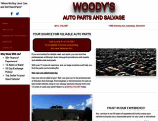 woodyssalvage.com screenshot