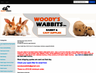 woodyswabbits.com screenshot
