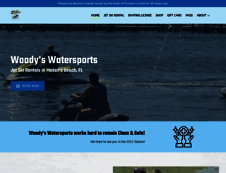 woodyswatersports.com screenshot