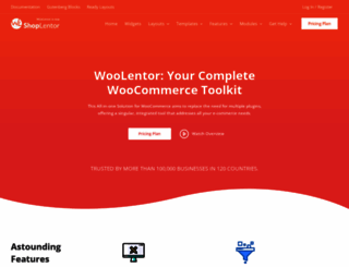 woolentor.com screenshot