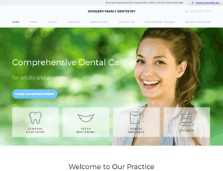 woolerydentistry.com screenshot