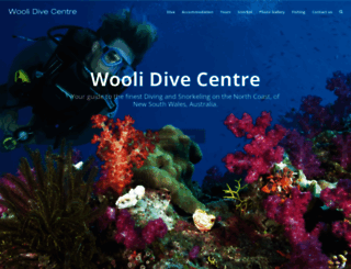 woolidive.com.au screenshot