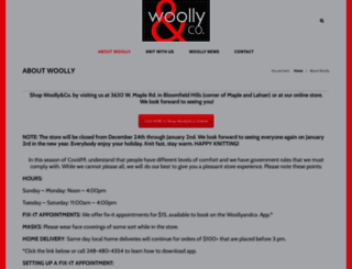 woollyandco.com screenshot