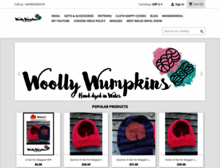 woollywumpkins.co.uk screenshot