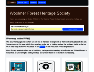 woolmerforest.org.uk screenshot