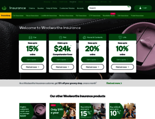 woolworthshomeinsurance.com.au screenshot