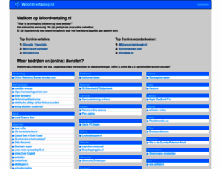 woordvertaling.nl screenshot