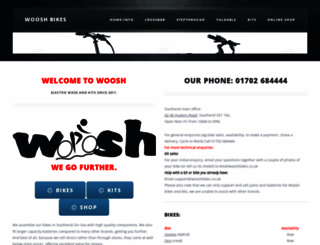wooshbikes.co.uk screenshot