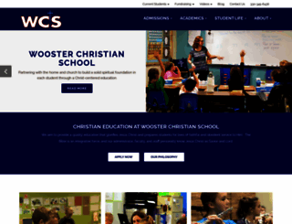 woosterchristianschool.com screenshot