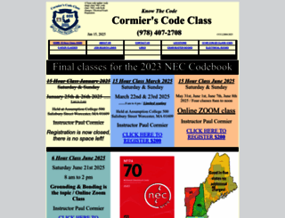 worcesterelectricianschool.com screenshot