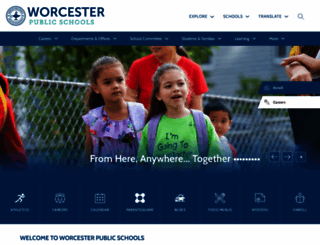 worcesterschools.org screenshot