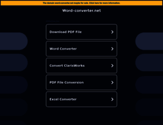 word-converter.net screenshot